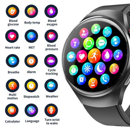 Fashion Smart Watch For Men Women Healthy Mornitoring Ips Screen Fitness Tracker With Bluetooth Call IP67 Waterproof Heart Rate Sleep SpO2 Monitor Pedometer Multiple Sports For Android IOS