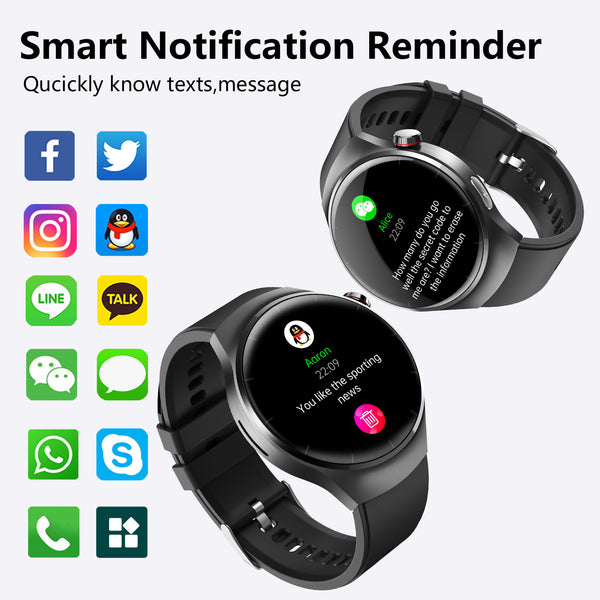 Fashion Smart Watch For Men Women Healthy Mornitoring Ips Screen Fitness Tracker With Bluetooth Call IP67 Waterproof Heart Rate Sleep SpO2 Monitor Pedometer Multiple Sports For Android IOS