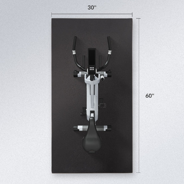 Only Supports Self Pickup  High Density Home Gym Treadmill Exercise Bike Equipment Mats, 1-4 Inch Thick, Multiple Sizes